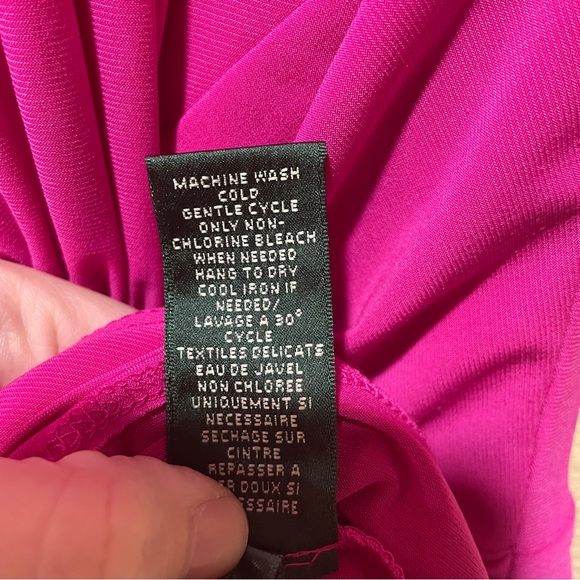 Lauren Ralph Lauren Black Label Pink Dress Size 12 - Picture 6 of 6